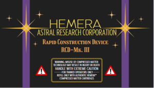 Warning label for the Hemera RCD product