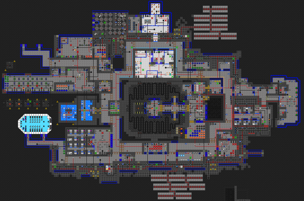 Map station. Спейс Стейшн 13. Space Station 13. Ss13 карта. Space Station 13 карта.